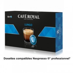 Royal Lungo coffee pods compatible Nespresso ® PRO