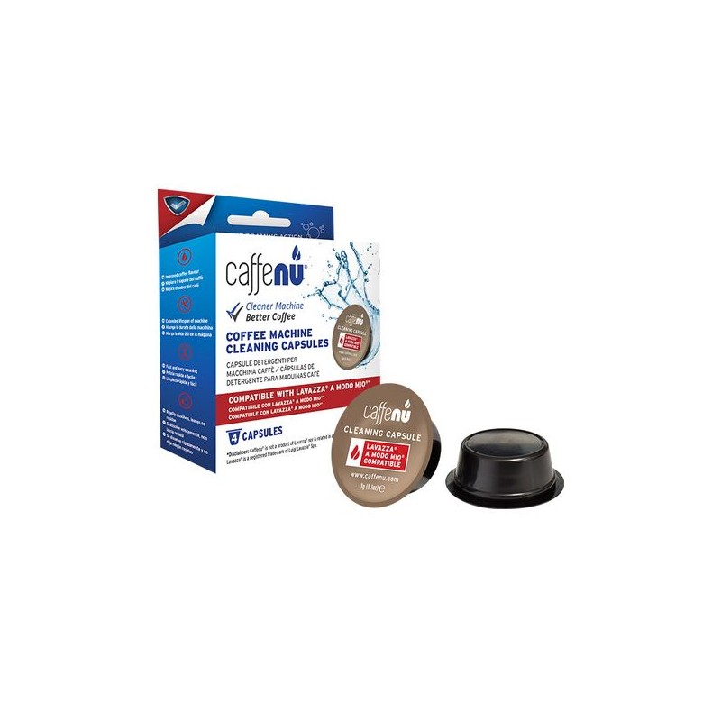 Clean your Lavazza Modo Mio coffee maker with Caffenu Capsules