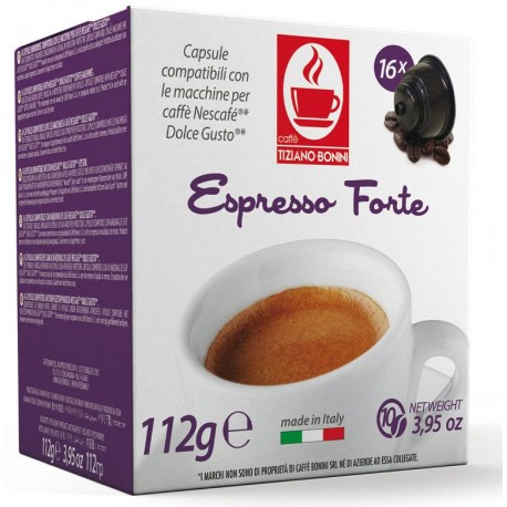 Capsules compatibles Caffè Bonini pour Lavazza A Modo Mio ® Forte