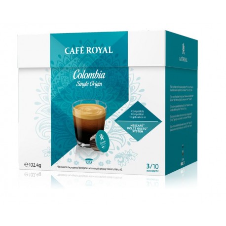 Capsules Café Royal Colombia compatibles Dolce Gusto ®