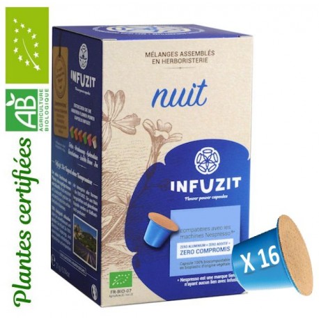 Infuzit NUIT, capsules compatibles Nespresso ®