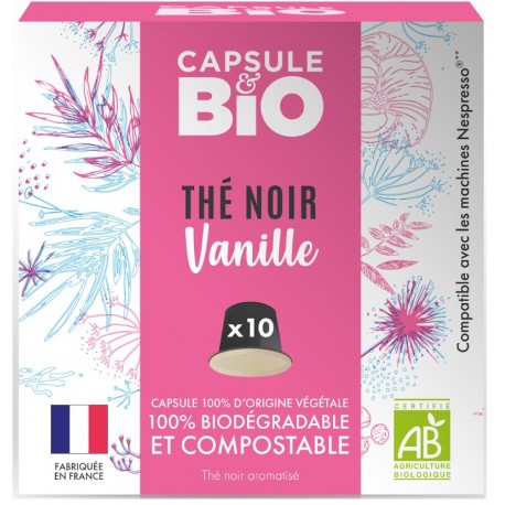 Capsules bio de Thé noir Bio compatibles Nespresso ®