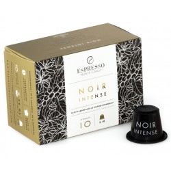 Capsules compatibles Nespresso ® Noir entense