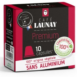 Café Launay PREMIUM, Capsules Bio compatibles Nespresso ®