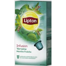 Capsules Infusion Réglisse Menthe Lipton compatibles Nespresso ®