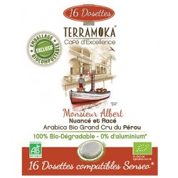 Monsieur Albert dosettes compatibles Senseo ® Terramoka