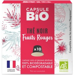 Organic Black Tea Organic Red Fruits Nespresso ® Compatible Capsules