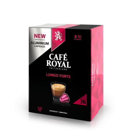 36 Capsules Café Royal Lungo Forte compatibles Nespresso ®