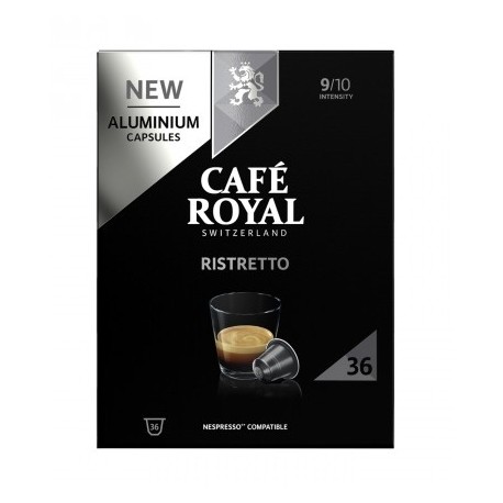 36 Capsules Café Royal Ristretto compatibles Nespresso ®
