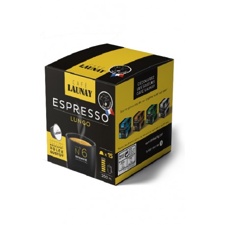 Organic Italian capsules, Dolce Gusto ® compatible from Café Launay