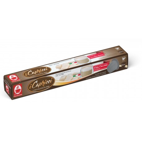 Capsules de chocolat blanc compatibles Nespresso ® I Capricci