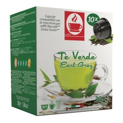 Dolce Gusto® compatible Tiziano Bonini Green Tea capsules
