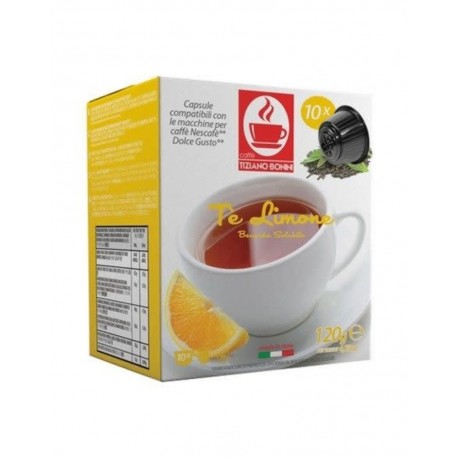 Capsules compatibles Dolce Gusto Tea Lemon Bonini