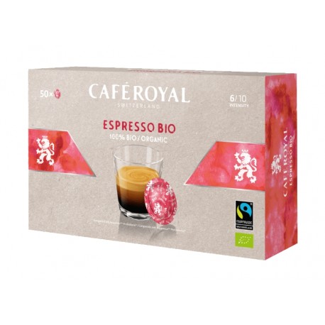 50 Capsules Café Royal Espresso Bio compatibles Nespresso PRO®
