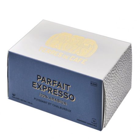 Capsules Terres de Café Parfait Expresso compatibles Nespresso ®