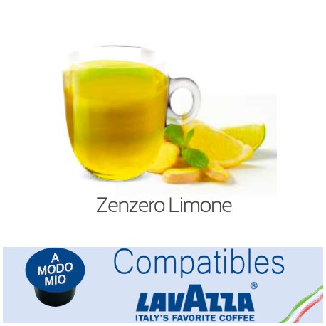 Capsule Gingembre Citron compatible Lavazza A Modo Mio ®