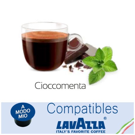 Capsules compatibles Lavazza A Modo Mio ® Menthe Chocolat Café