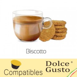 Capsules saveur Biscuit compatibles Dolce Gusto ® Biscotto