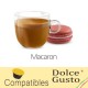 Capsules arôme Macaron compatibles Dolce Gusto ® de Caffè Bonini