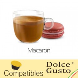 Capsules arôme Macaron compatibles Dolce Gusto ® de Caffè Bonini