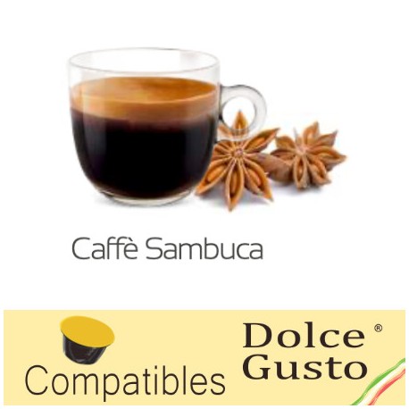 Star anise liquor flavoured Caffè Bonini, Dolce Gusto ® compatible pods.