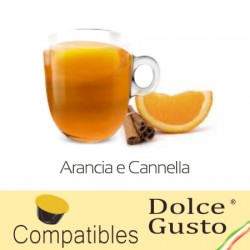Orange Cinnamon herbal tea compatible with Dolce Gusto ®