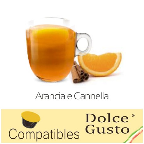 Orange Cinnamon herbal tea compatible with Dolce Gusto ®