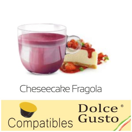 Boisson Cheesecake aux Fraises compatible Dolce Gusto ®