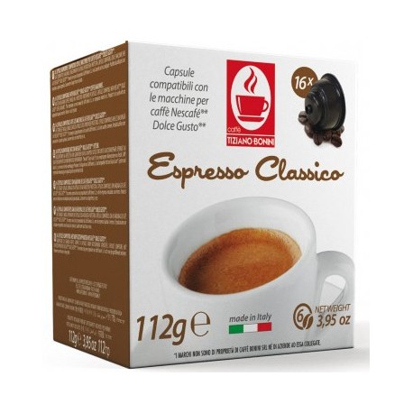Classico Capsules compatible with Dolce Gusto ®.