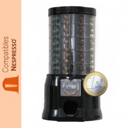 Distributeur automatique de capsules Nespresso ®, monnayeur pièce de 1€