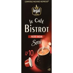 Capsule biodégradable Legal n°10 compatible Nespresso ®