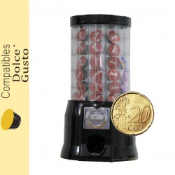 Distributeur capsules Nespresso monnayeur 0.20 €