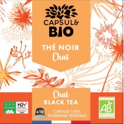 Capsules Bio Thé Noir Chaï compatibles Nespresso ®