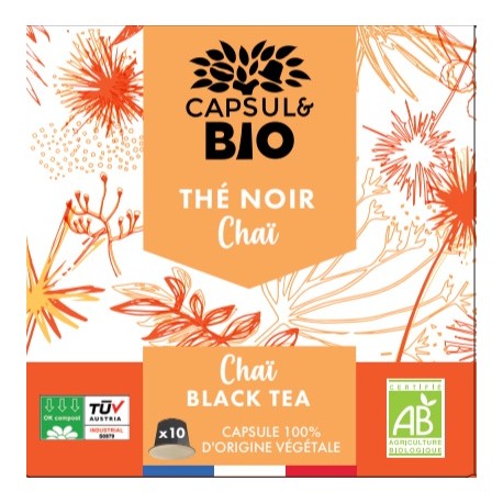 Capsules Bio Rooibos Chaï compatibles Nespresso ®