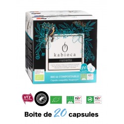 50 Lungo Kabioca Capsules compatible with Nespresso ®
