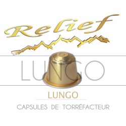 Capsules Relief Lungo compatibles Nespresso ®