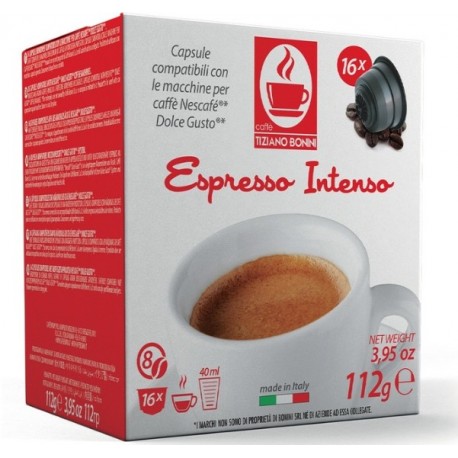 Capsules Intenso compatibles avec Dolce Gusto ®.