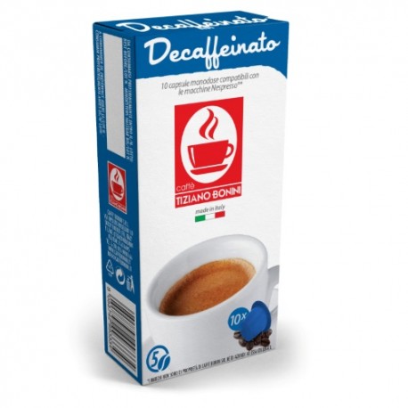 Décaféiné capsules Caffè Bonini compatibles Nespresso ®