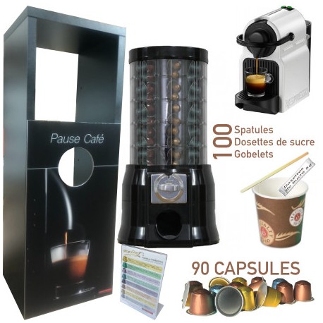 Meuble pour distributeur automatique de capsules