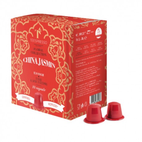 Capsules Tèespresso China Jasmin compatibles Nespresso®
