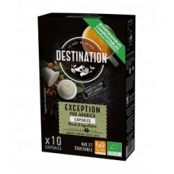 Capsules compatibles Nespresso ® Exception Bio de Destination