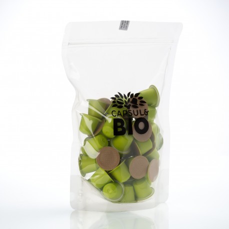 Nespresso ® compatible organic verbena infusion capsules