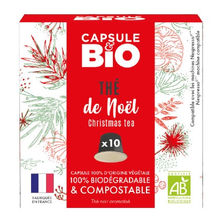 Capsules Thé de Noël compatibles Nespresso ®