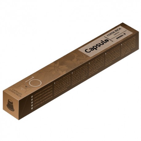 Costa Rica Capsulo, capsules compatibles Nespresso ® intensité 9