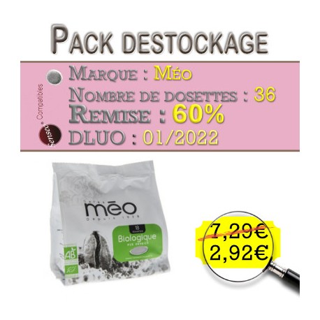Senseo ® compatible Meo Biological pods