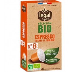 Nespresso ® compatible ELEGANZA Legal Capsules