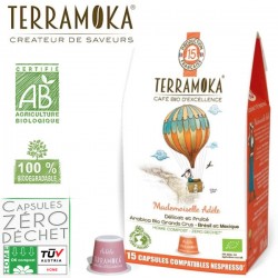 Adèle capsules compatibles Nespresso ® Terramoka zéro déchet