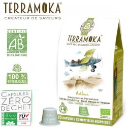 Arthur capsules compatibles Nespresso ® Terramoka zéro déchet