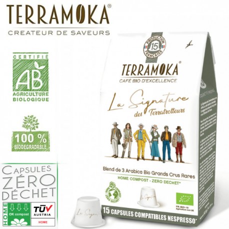 La Signature capsules compatibles Nespresso ® Terramoka Zéro Déchet
