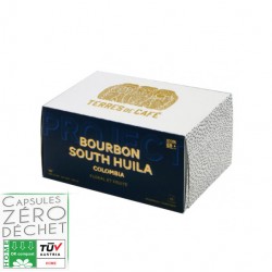 Capsules zéro déchet, Colombie Bourbon compatibles Nespresso ® Terres de café